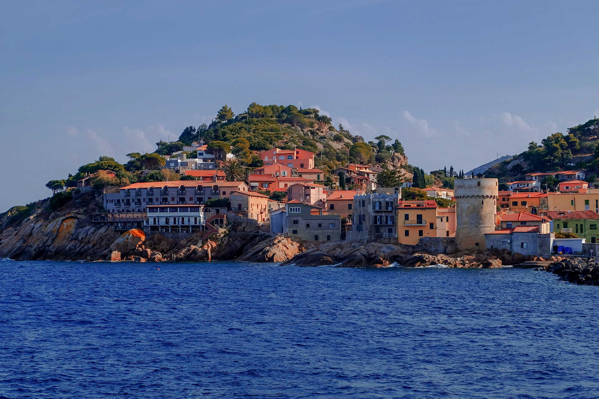 Giglio Island Toremar ferry lines